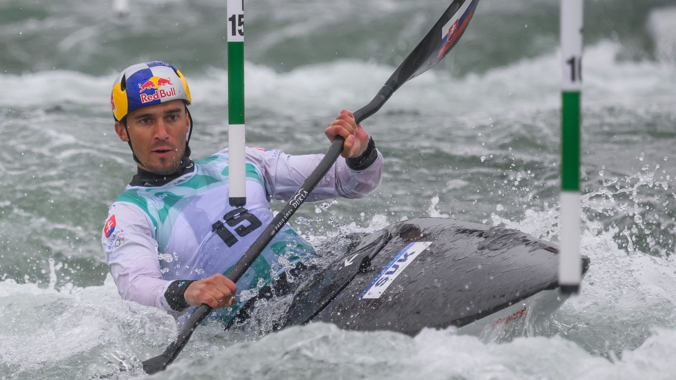 Slovenský vodný slalomár Jakub Grigar.