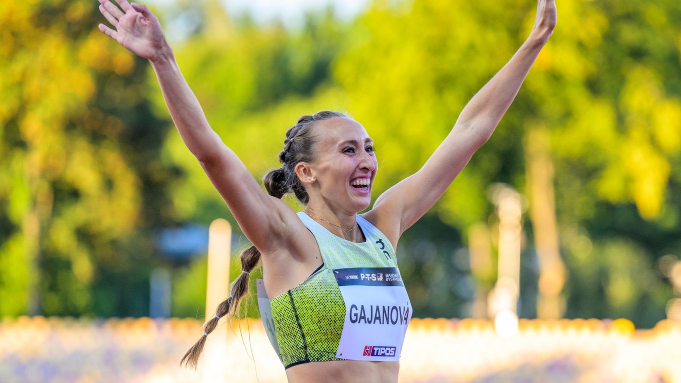 Slovenská reprezentantka v behu na 800 metrov Gabriela Gajanová.