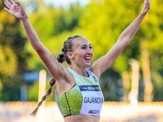 Slovenská reprezentantka v behu na 800 metrov Gabriela Gajanová.