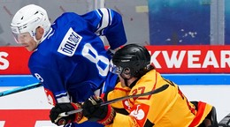 Marek Ďaloga v zápase Kometa Brno - Luleå HF