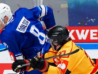 Marek Ďaloga v zápase Kometa Brno - Luleå HF 