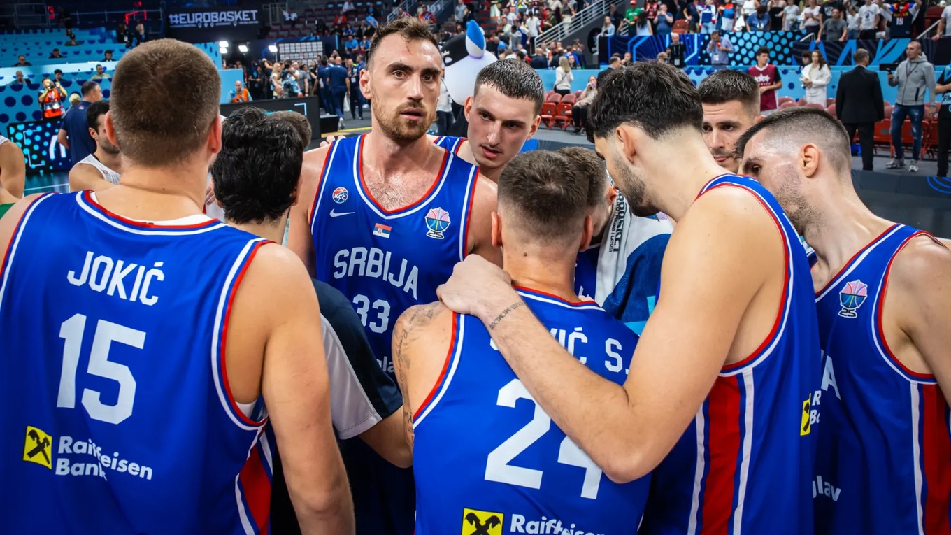 Basketbalisti Srbska.
