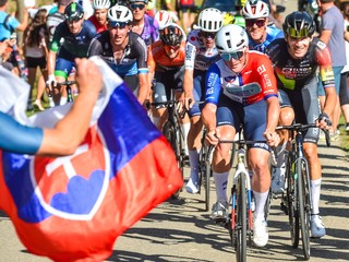 Lukáš Kubiš v 5. etape Okolo Slovenska 2025