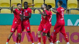 Na snímke futbalisti Zira FK.
