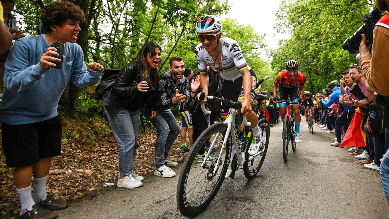 Belgičan Remco Evenepoel počas pretekov Giro d'Italia 2023.