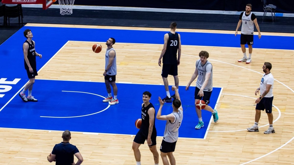 Slovenský basketbalová reprezentácia. 
