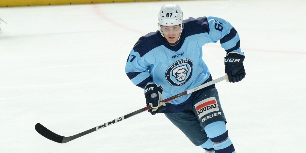 Na snímke predsezónna posila Matej Paulovič (Nitra) v prípravnom zápase.