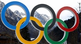 Olympijské kruhy. 