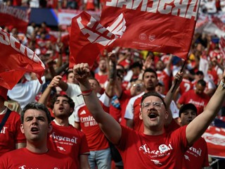 Fanúšikovia Arsenalu. 