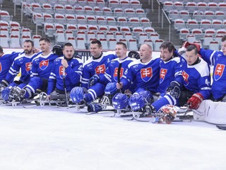 Slovenskí reprezentanti na MS v parahokeji 2025.