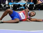 Noah Lyles po finále na 200 m.