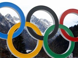 Olympijské kruhy. 