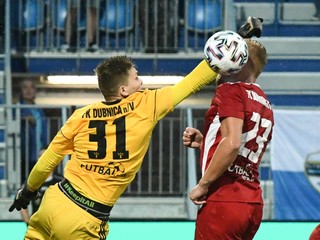 Futbalisti FK Dubnica nad Váhom - ilustračná fotografia.