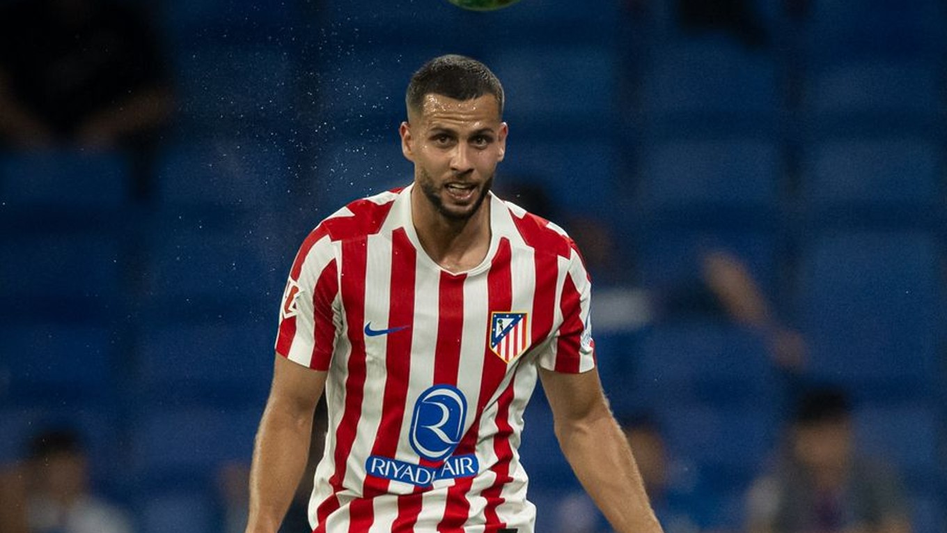 Dávid Hancko pri debute v drese Atlética Madrid proti RCD Espanyol.