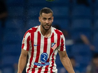 Dávid Hancko pri debute v drese Atlética Madrid proti RCD Espanyol.