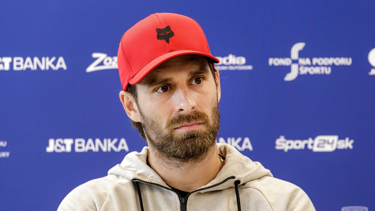 Na snímke slovenský tenista Norbert Gombos.