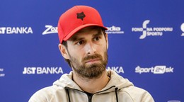 Na snímke slovenský tenista Norbert Gombos.