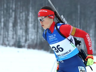 Slovenská biatlonistka reprezentantka Ema Kapustová.
