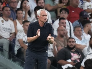 Tréner Jose Mourinho.