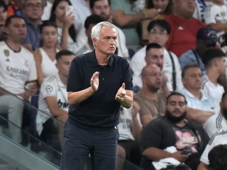 Tréner Jose Mourinho.