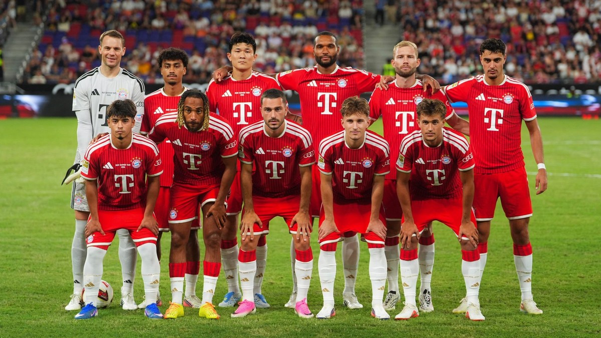 Futbalisti Bayernu Mníchov počas ázijského turné.