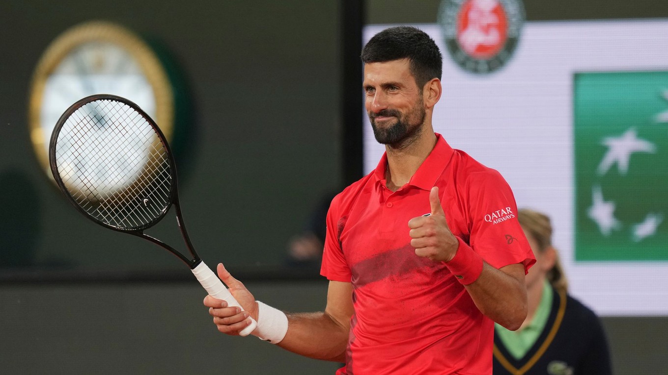 Srbský tenista Novak Djokovič.