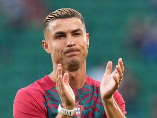 Cristiano Ronaldo po zápase proti Walesu.