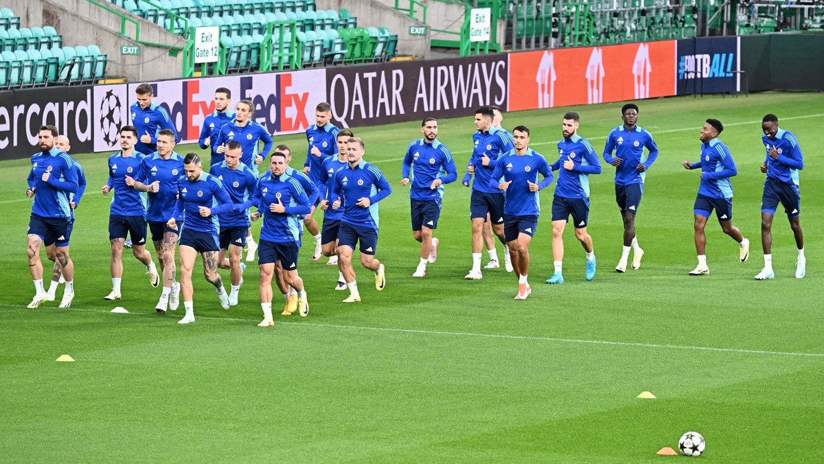 Futbalisti ŠK Slovan Bratislava.