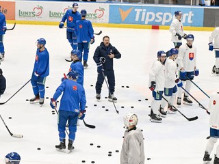 Tréning slovenských hokejistov