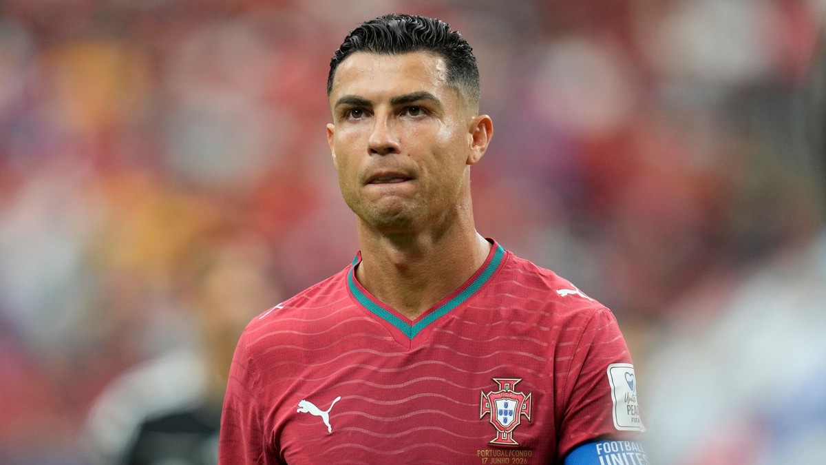 Cristiano Ronaldo po remíze Portugalska s DR Kongo.