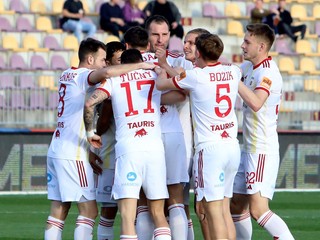 Futbalisti MFK Ružomberok.