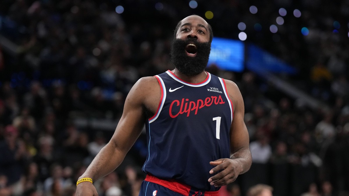 Americký basketbalista James Harden.