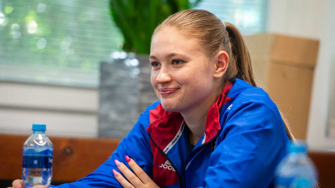 Slovenská reprezentantka v stolnom tenise Tatiana Kukuľková.