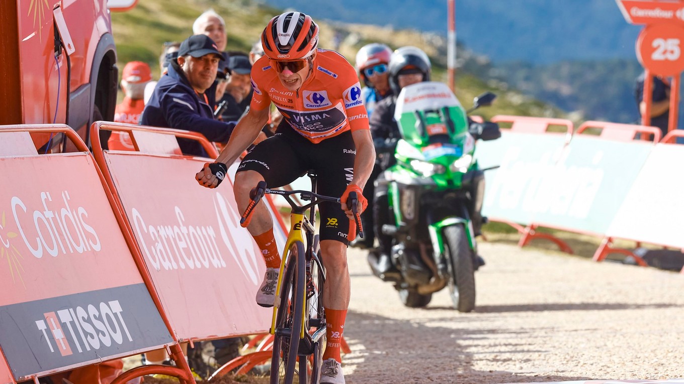 Jonas Vingegaard vyhral 20. etapu Vuelty