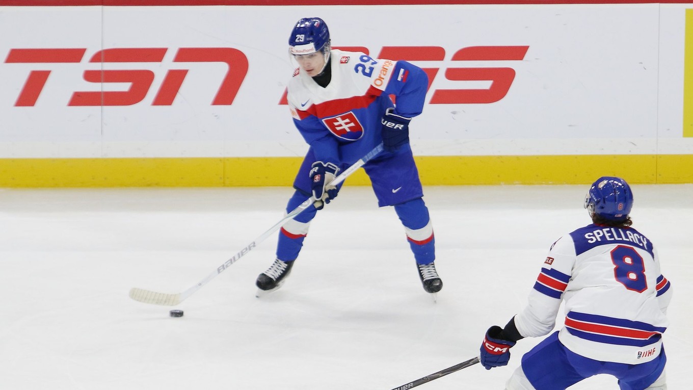 Tomáš Chrenko v zápse Slovensko - USA na MS v hokeji hráčov do 20 rokov 2026.
