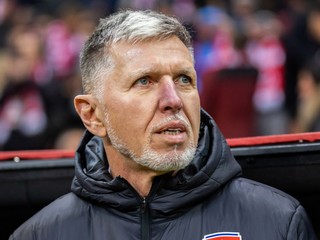 Tréner Jaroslav Šilhavý.