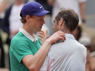 Jannik Sinner a Richard Gasquet 