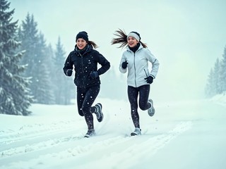 Behanie v zime, ilustračná fotografia.