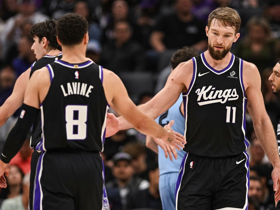 Zach LaVine a Domantas Sabonis