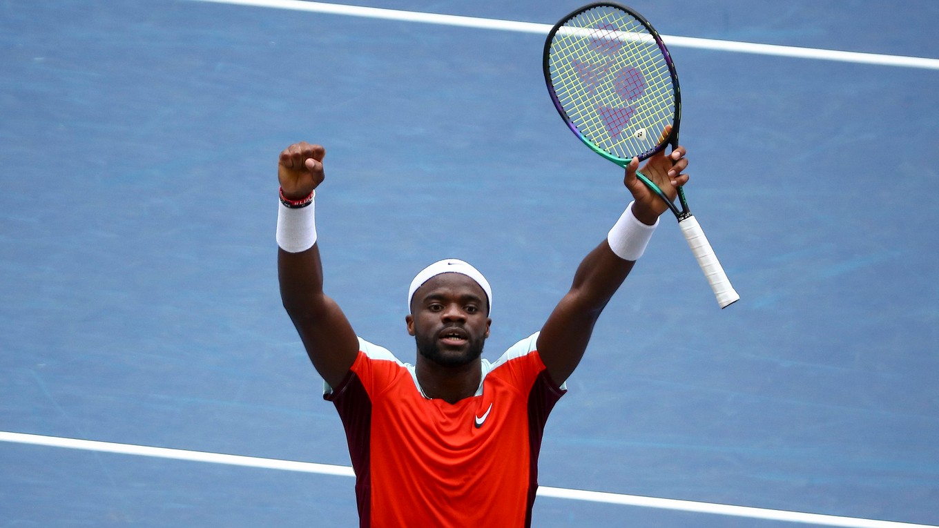 Americký tenista Frances Tiafoe.