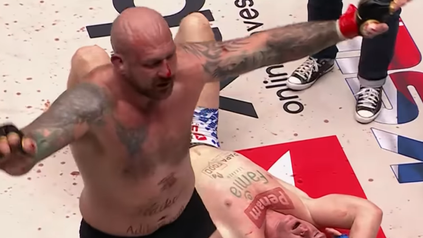 De Fries tesne po zápase.