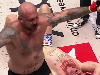 De Fries tesne po zápase.