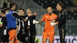Futbalisti FK Partizan Belehrad.