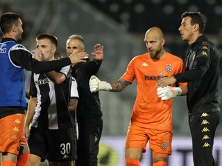 Futbalisti FK Partizan Belehrad.