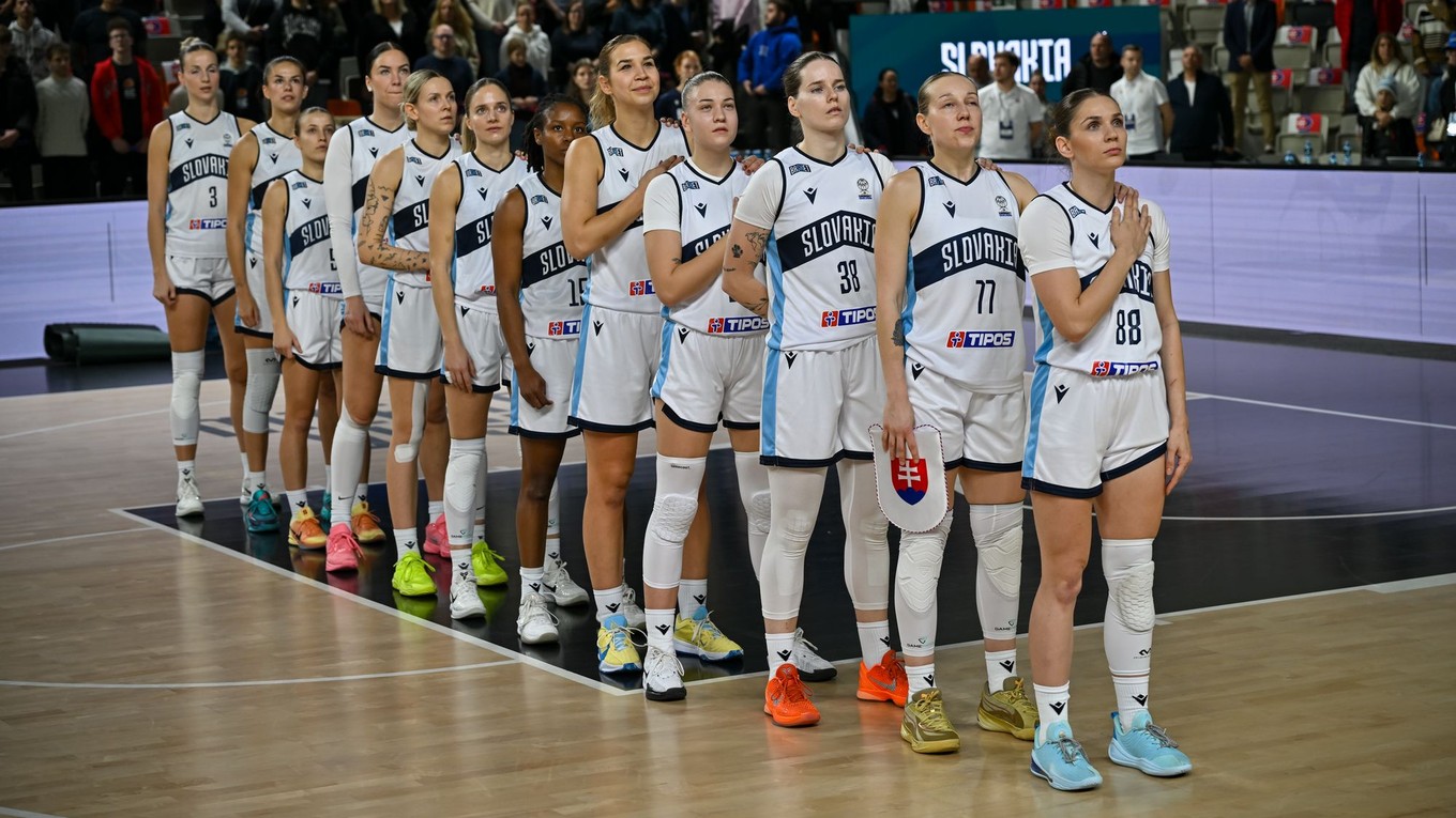 Tím ženskej basketbalovej reprezentácie SR.