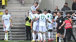 Gólová radosť hráčov Prešova.