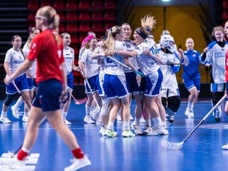 Slovenské florbalistky do 19 rokov