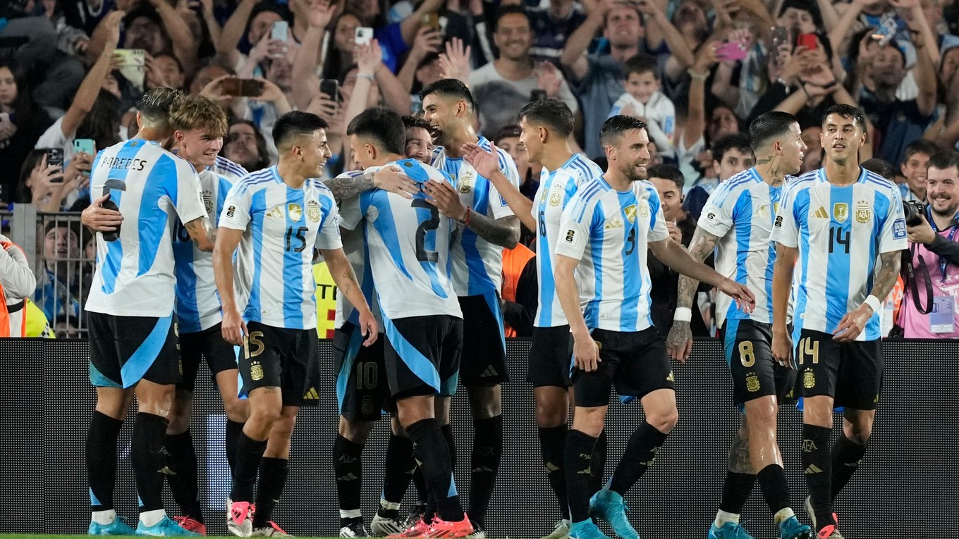 Futbalisti Argentíny.