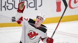 Šimon Nemec sa teší z gólu