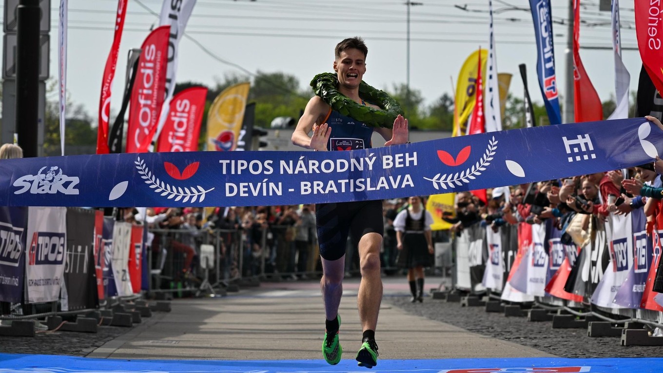 Gergö Szarka vyhral Národný beh Devín - Bratislava 2025.